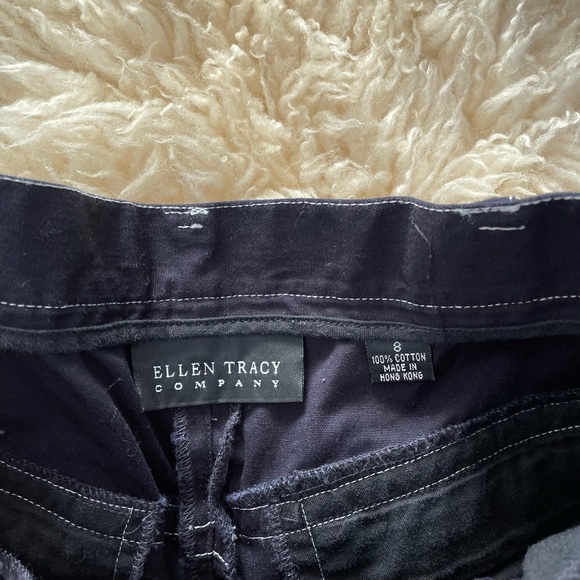 Vintage High Rise Pleated Shorts Ellen Tracy Company Black Vintage Shorts - Picture 4 of 8